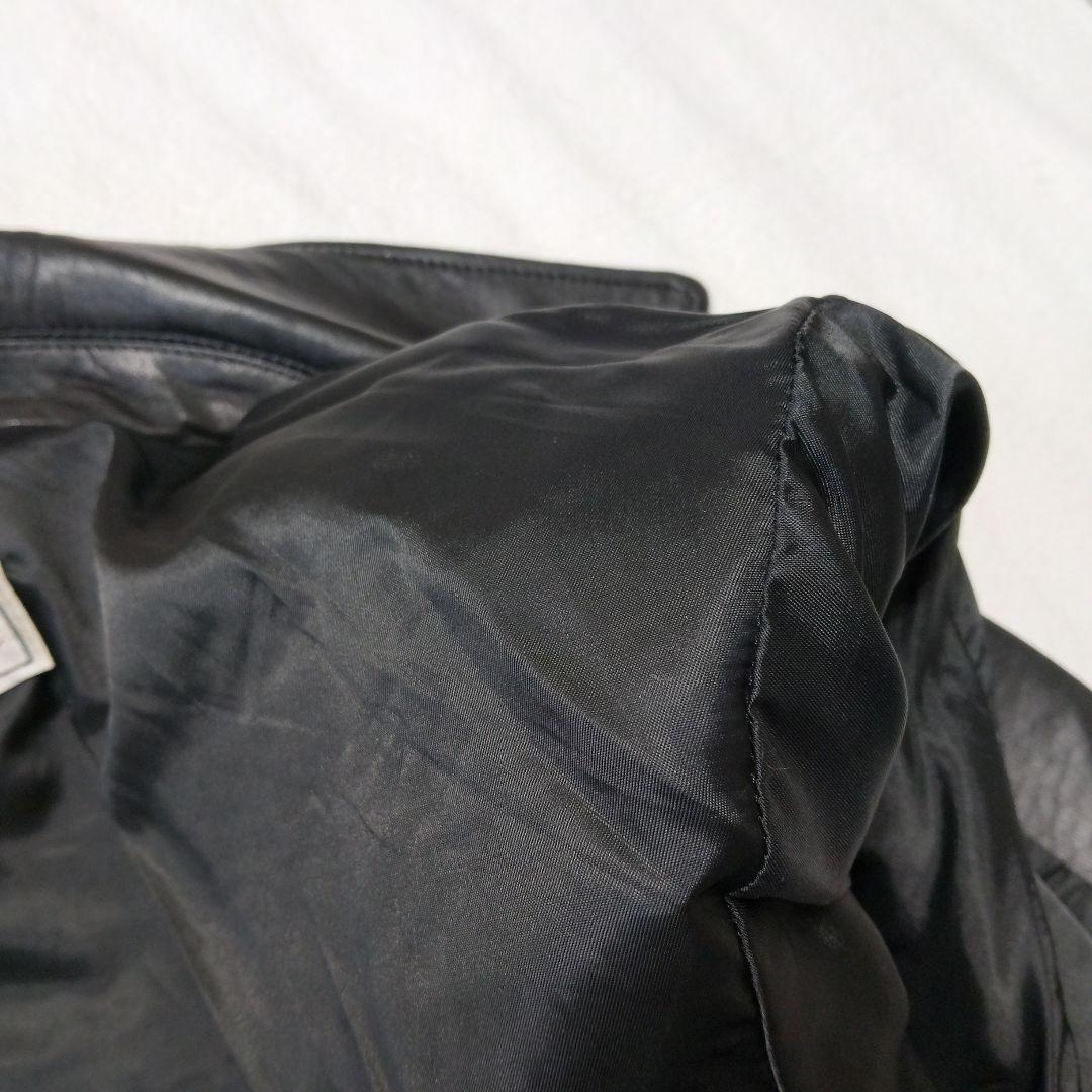 00s archive vintage レザージャケット ギミック Y2K ラム