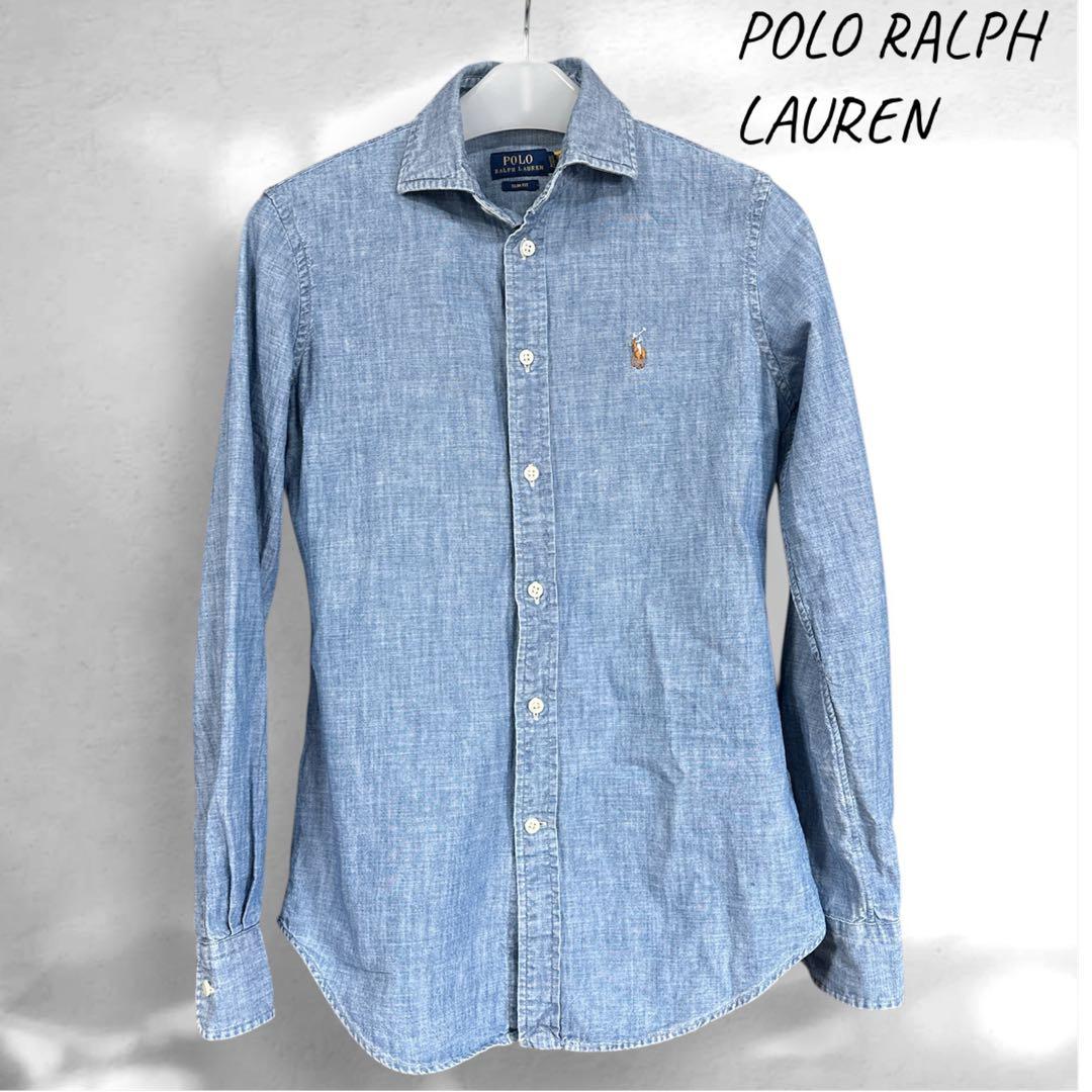 ポロ ラルフローレン デニムシャツ ブラウス 長袖　レディースシャツ　現行タグ