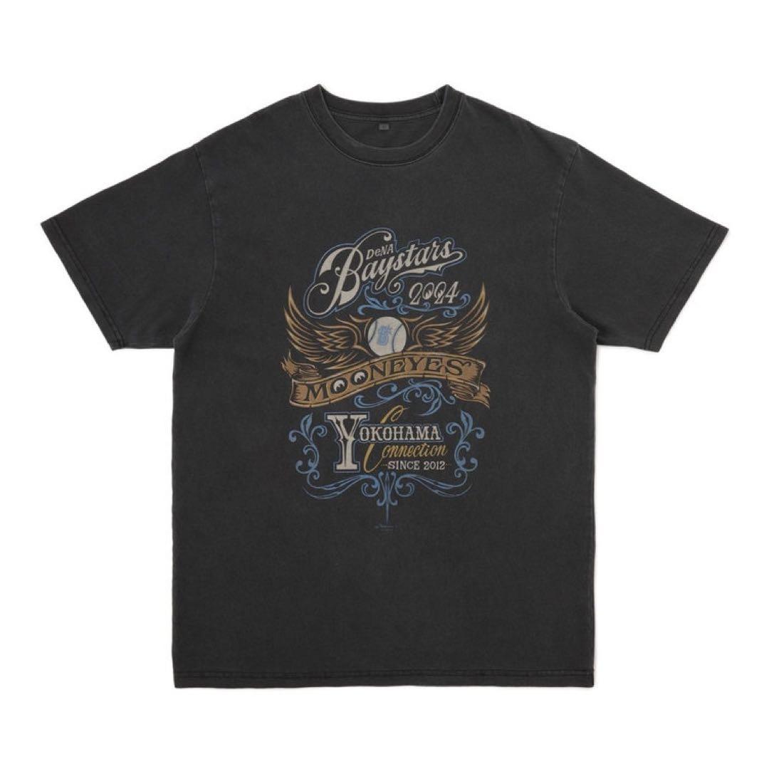 横浜DeNAベイスターズ×MOONEYES/ビンテージTシャツ XLサイズ 黒