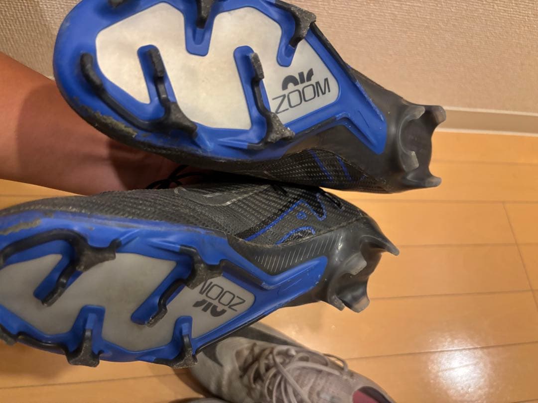 サッカースパイク ナイキマーキュリアルヴェイパー15 FG 27cm ブラック