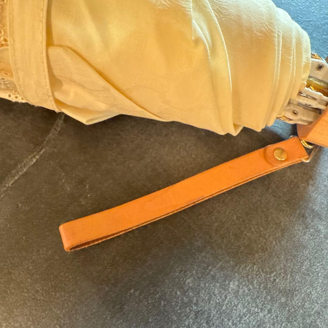 CELINE 2段折り畳み刺繍日傘