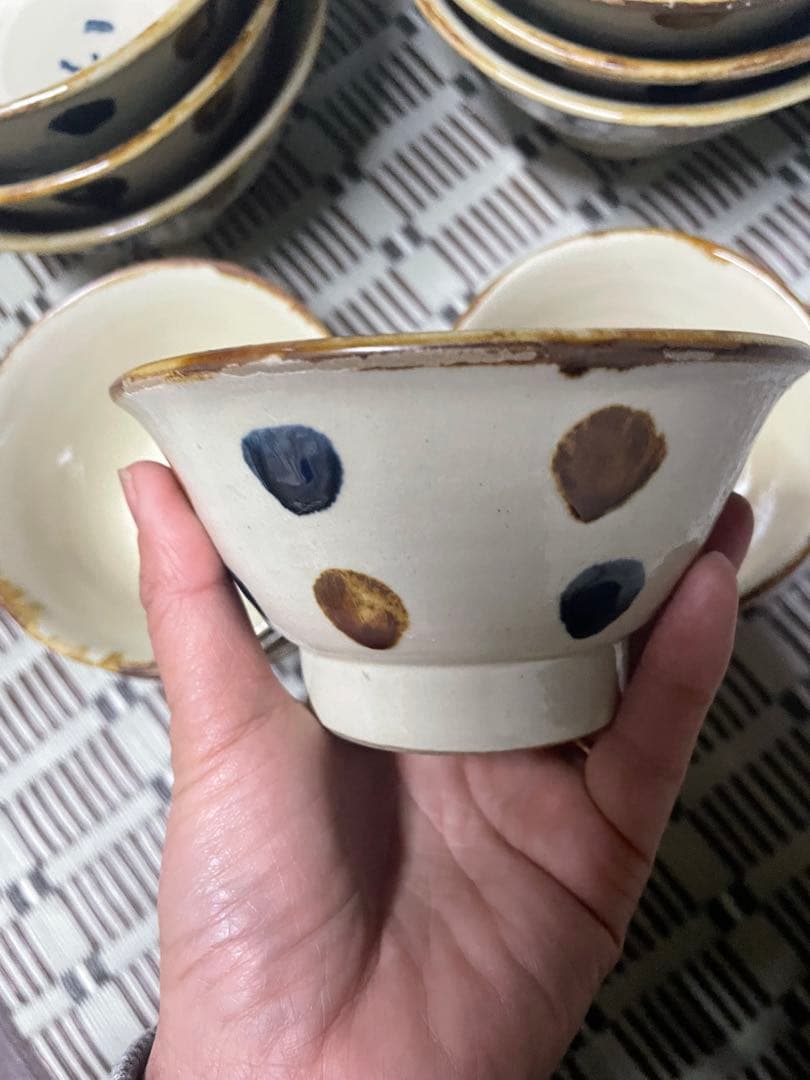 やちむん　沖縄　丼と茶碗　各6個