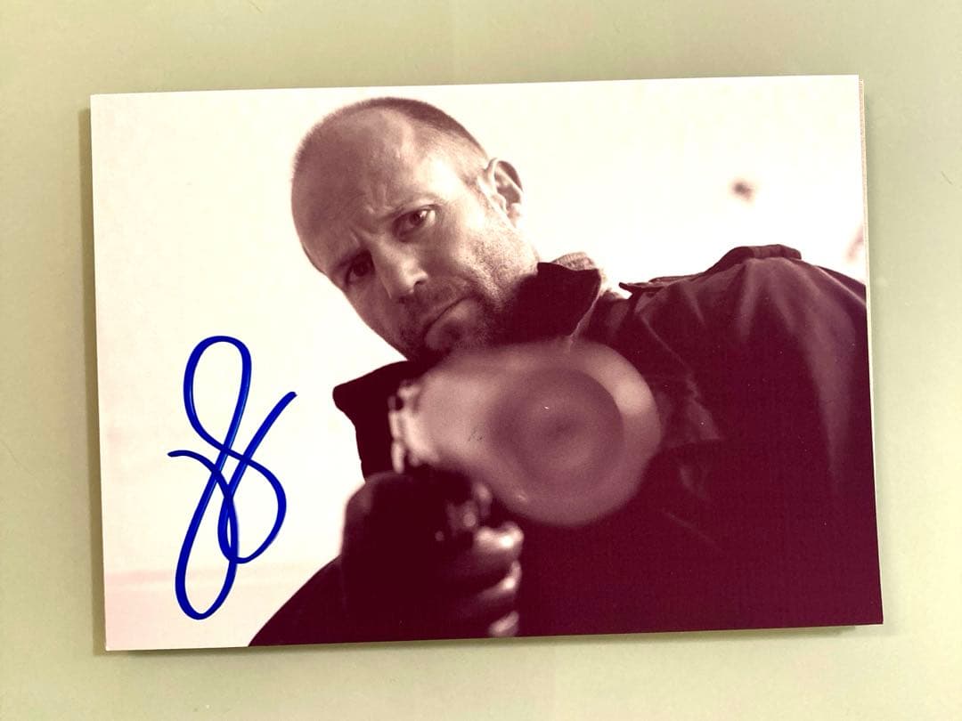 ジェイソン・ステイサム直筆サイン入り2Lサイズ写真…トランスポーター