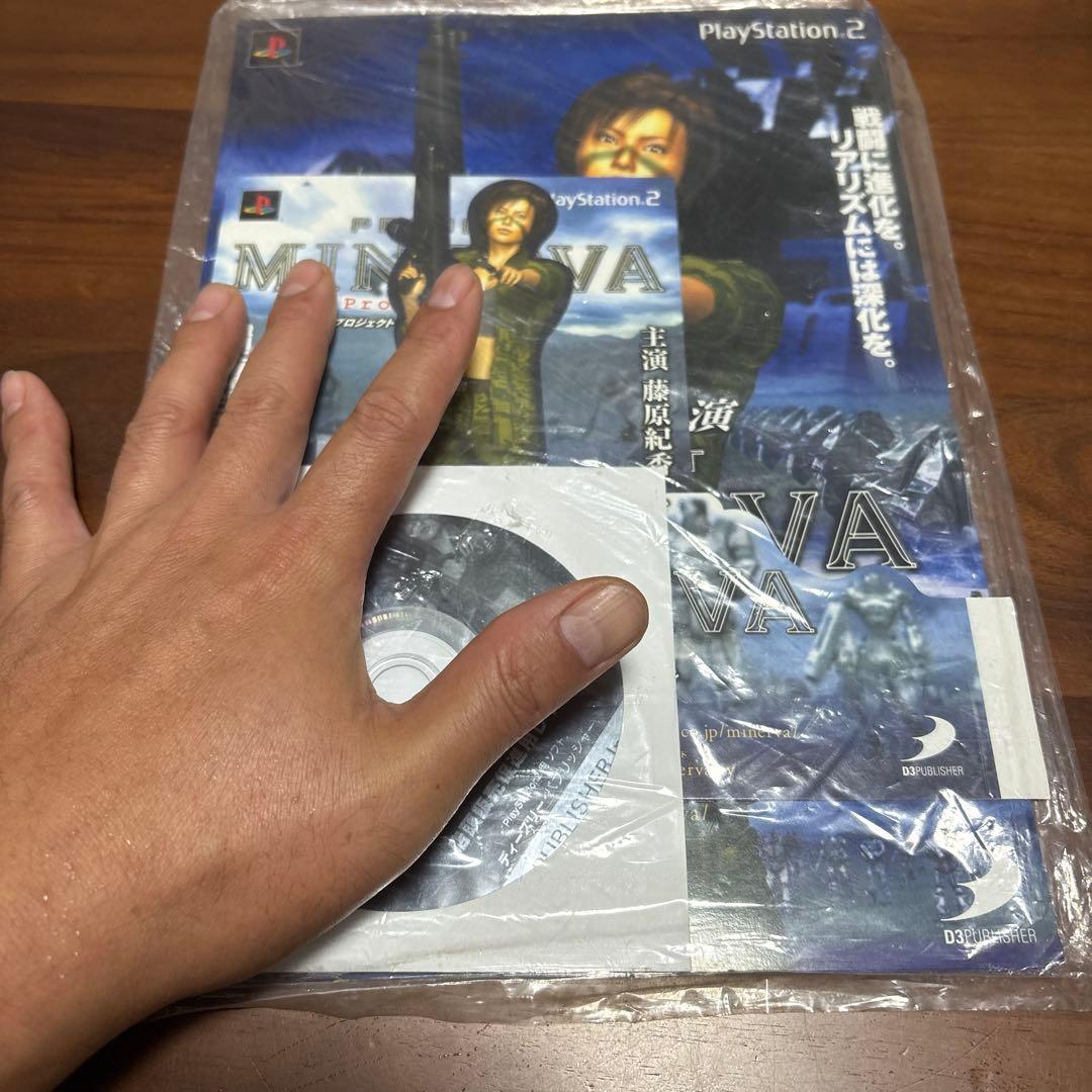 ps2 MINERVA 販促 DVD付き　店頭ポップ　非売品　 2枚入り