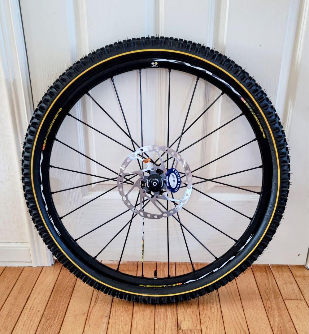 【未使用新品】MAVICクロスマックスST26in/ローター、スプロケ、タイヤ付