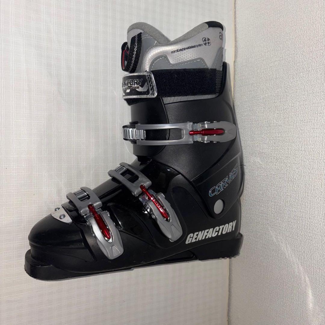 【GENFACTORY / CARUE5】 スキーブーツ 27cm ブラック