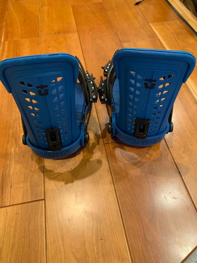 【良品】UNION FORCE MLサイズ ビンディング ブルー 青 21/22