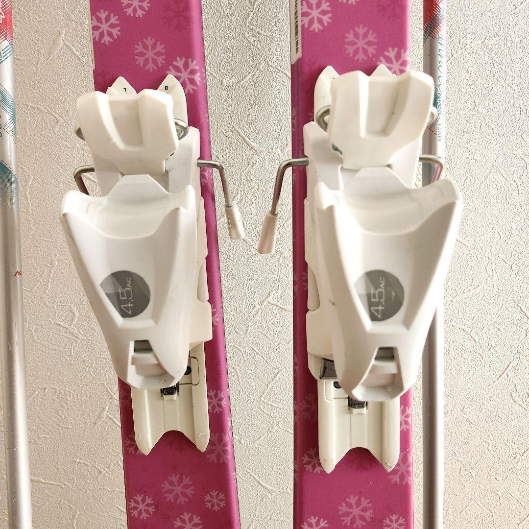 スキー板 エランELAN 140cm ストック 95cmセット 子ども用