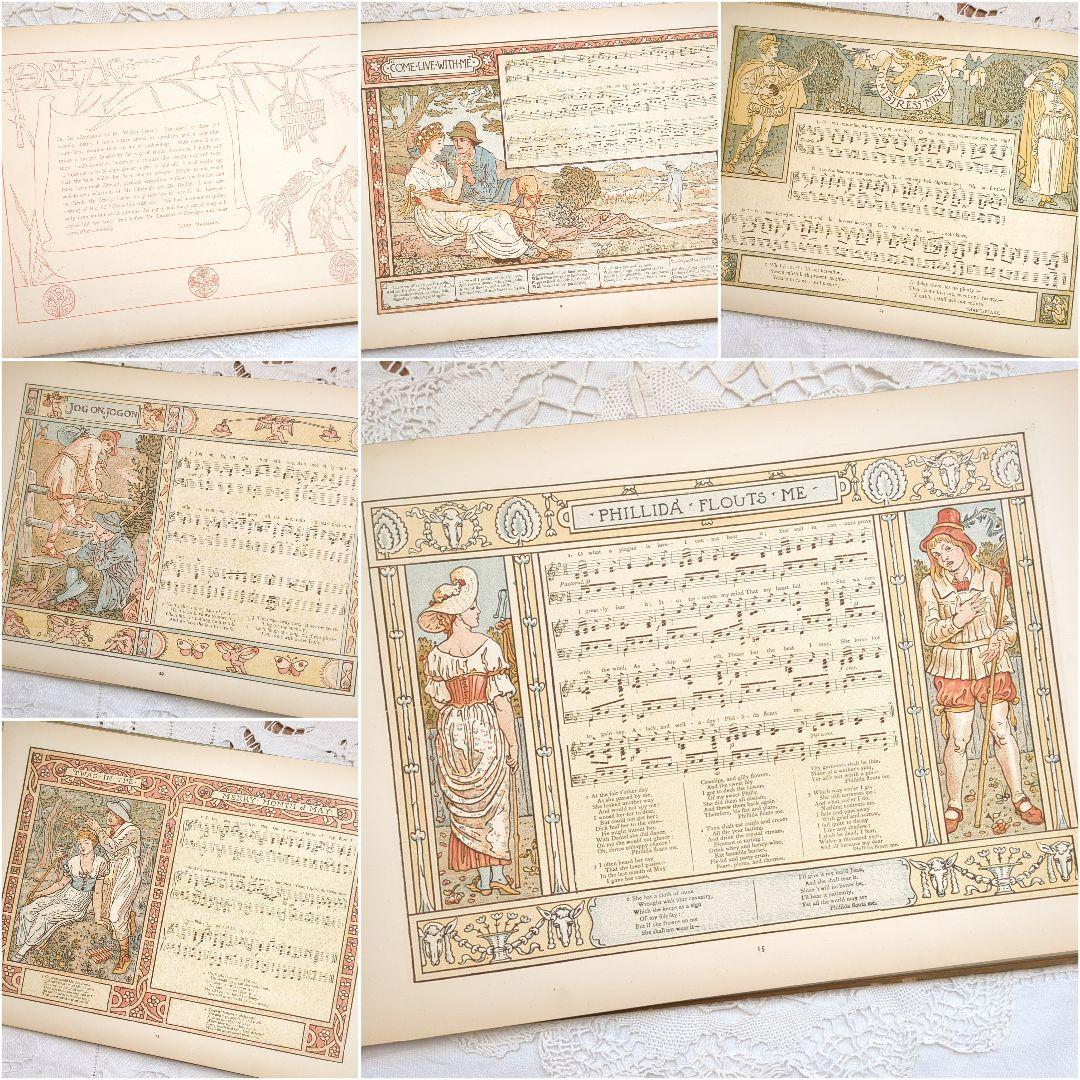 超稀少1890アンティーク絵本 洋書 児童書 ヴィクトリアン ウォルタークレイン