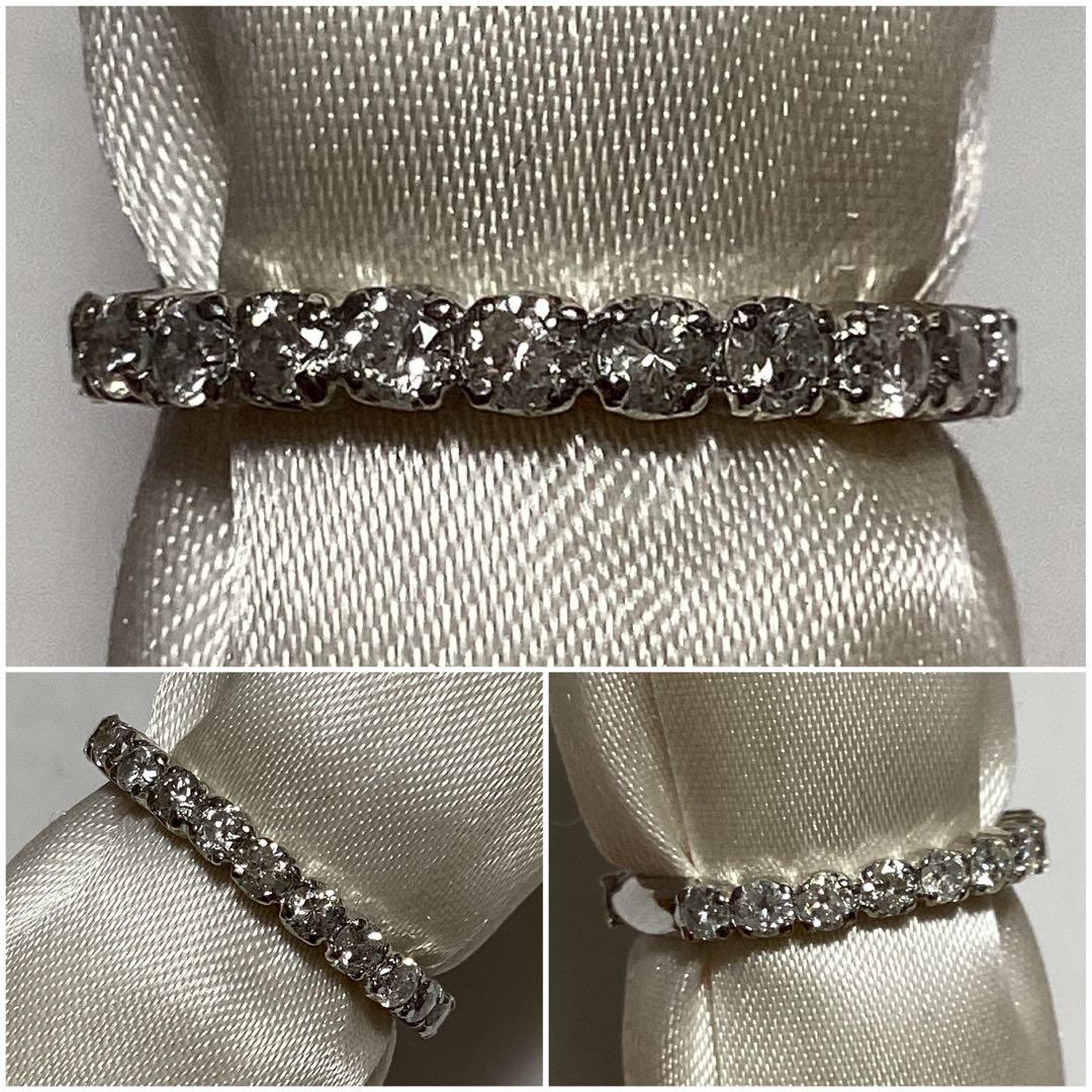 黄龍さま専用❗️ダイヤモンド✨リング✨約12号✨ハーフアップ・エタニティ✨指輪