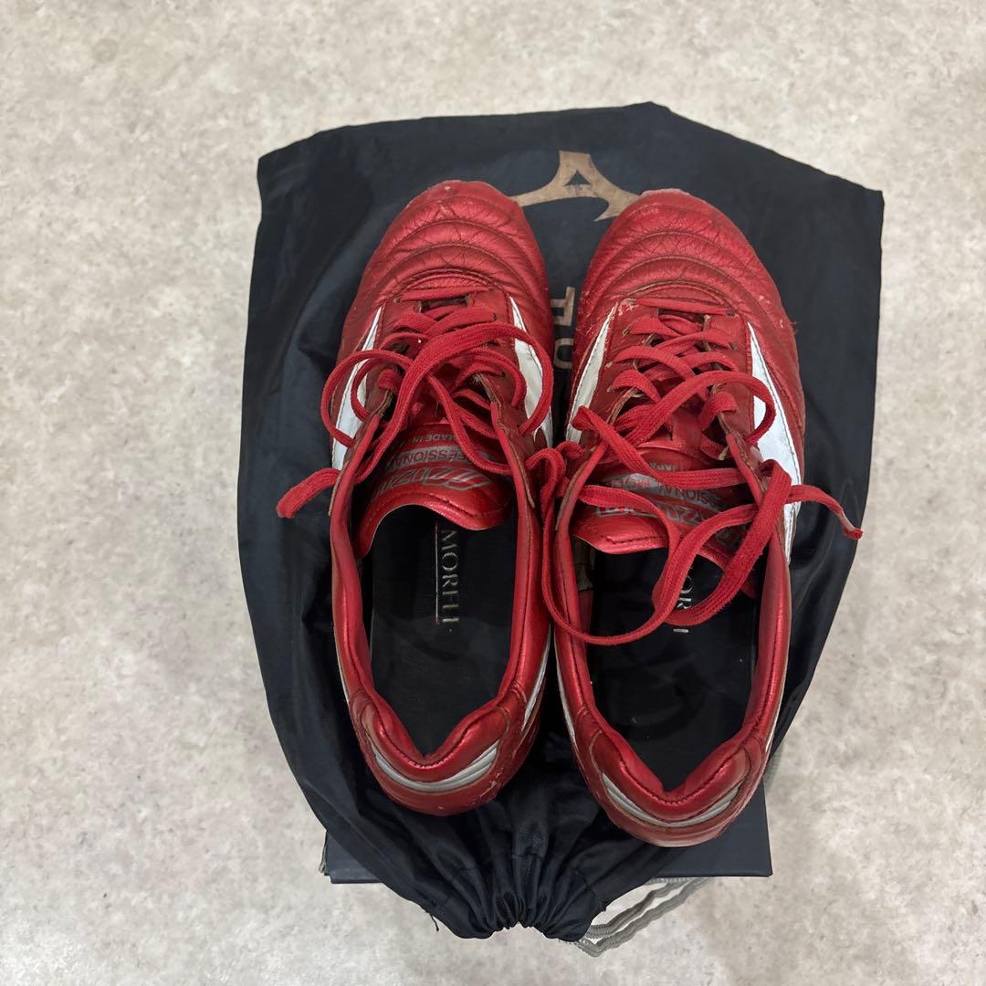 Mizuno Morelia 2 赤色 限定色 袋と箱付き
