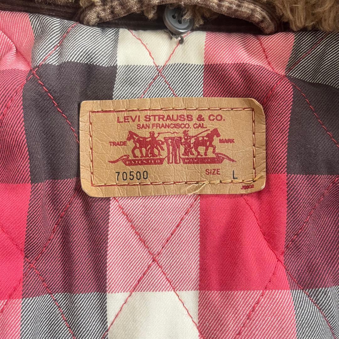 LEVI’S ジャケット コーデュロイ 70500 Lサイズ　ヴィンテージ