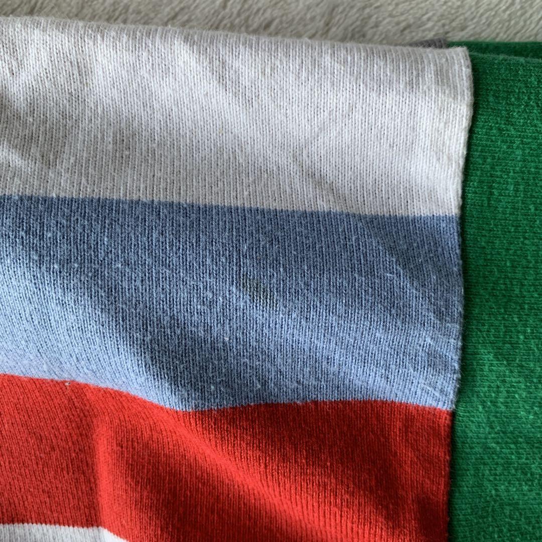 人気 ニュージーランド製 カンタベリー ラガーシャツ ビッグロゴ クレイジー