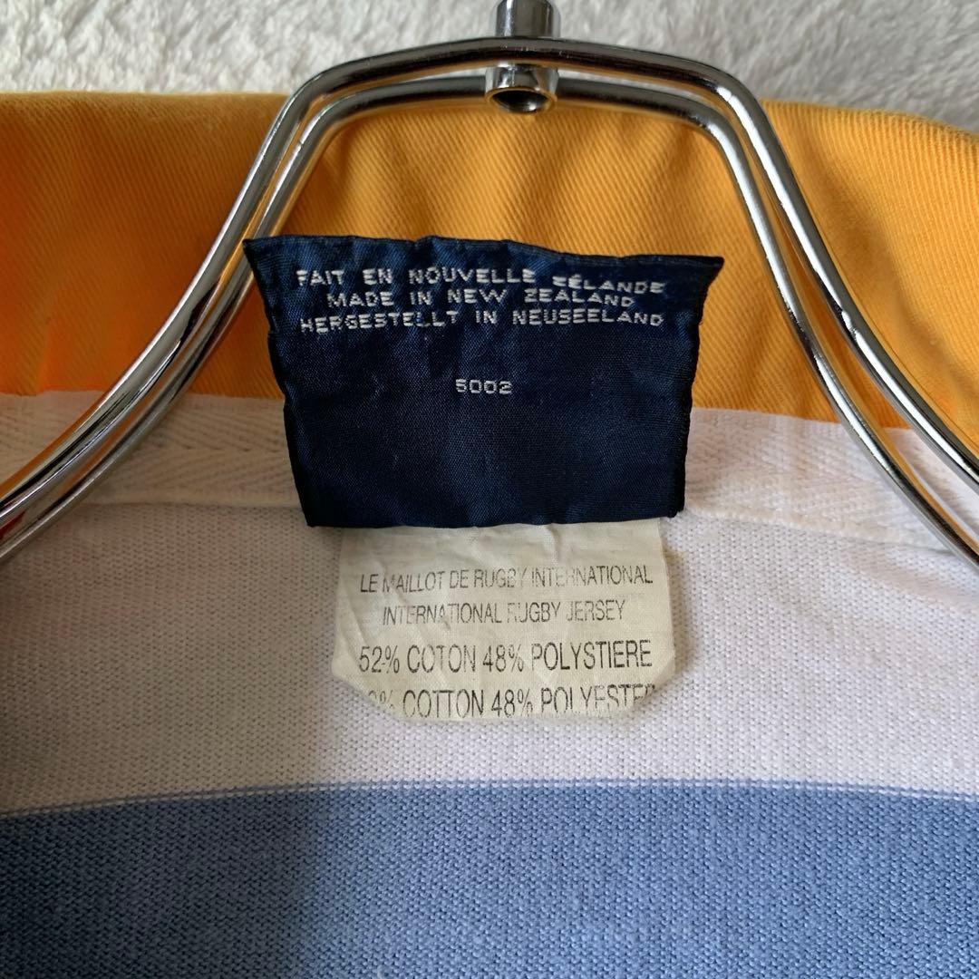 人気 ニュージーランド製 カンタベリー ラガーシャツ ビッグロゴ クレイジー