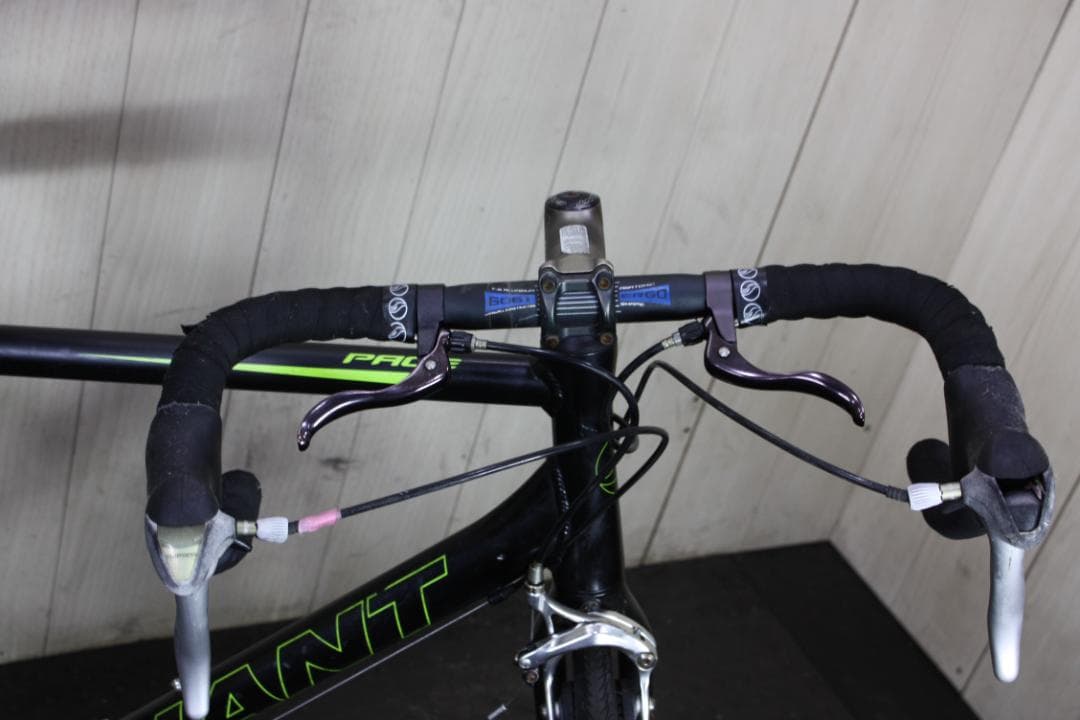 アルミロードバイク ブラック/グリーン 700C