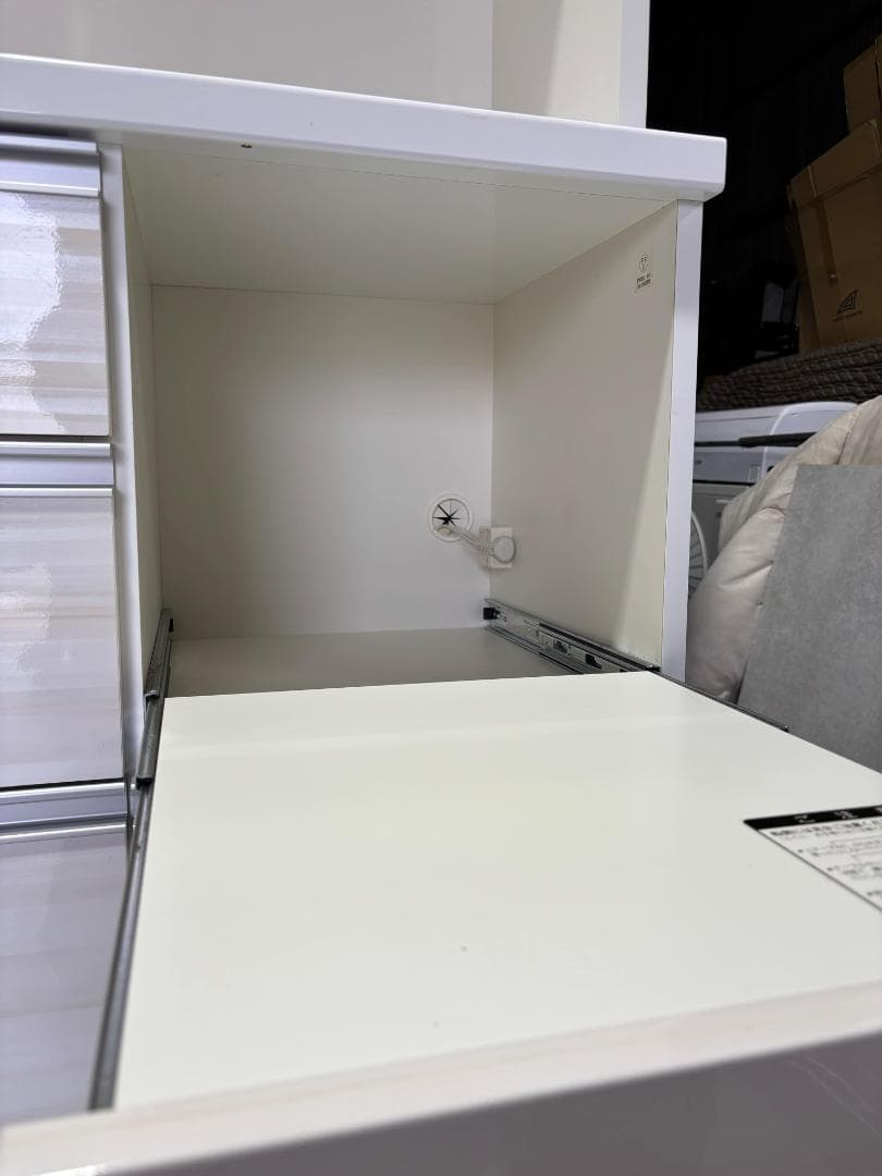 共和産業 キッチンボード、食器棚、コンパクト、幅120cmUsed/美品