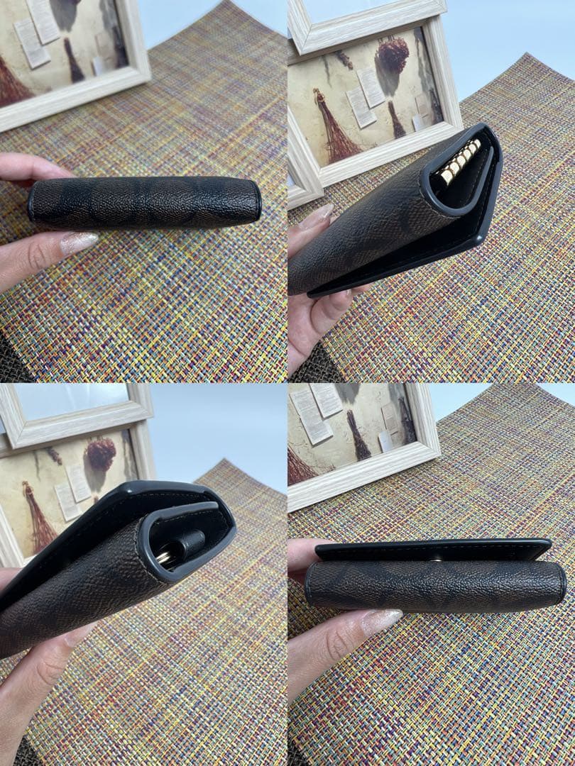 おーちゃん ✨極美品✨COACH コーチ　５連キーケース　シグネチャー