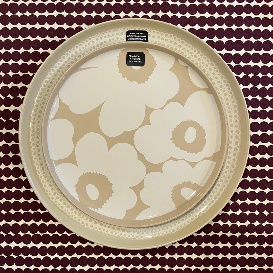 marimekko マリメッコ　Rasymatto＋UNIKKOプレート　新品