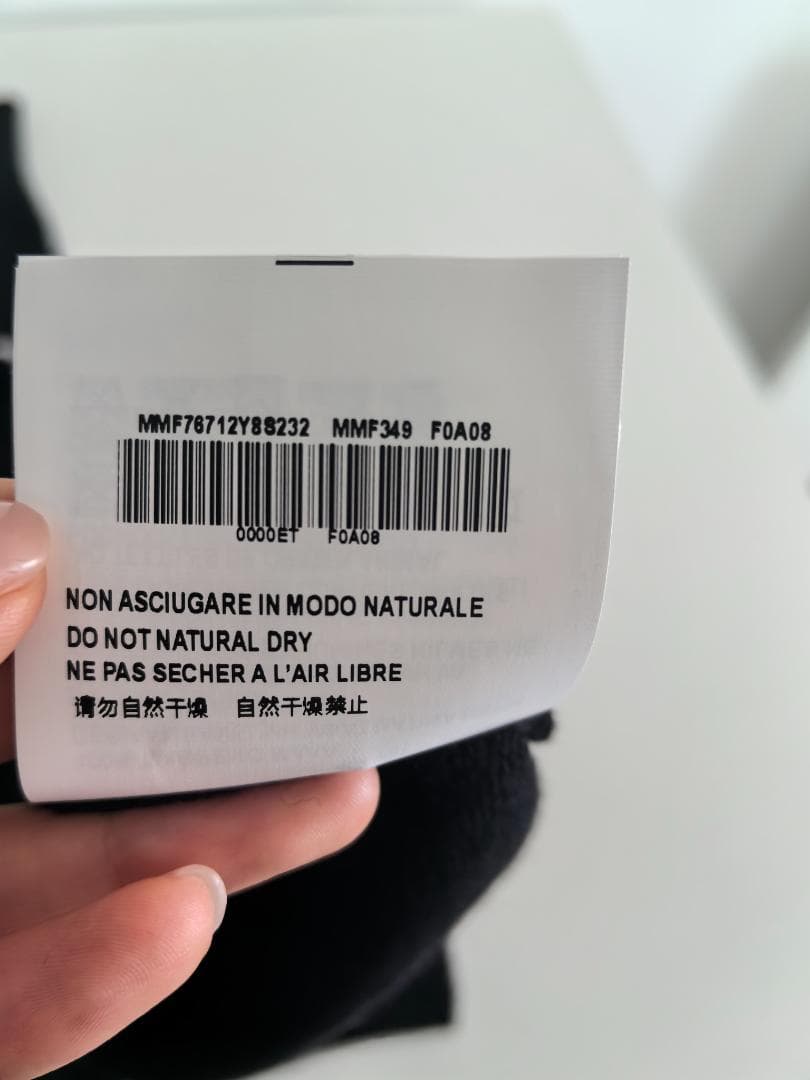 黒ロゴニットセーター L ショート丈 レディース ストリート可愛いMIUMIU