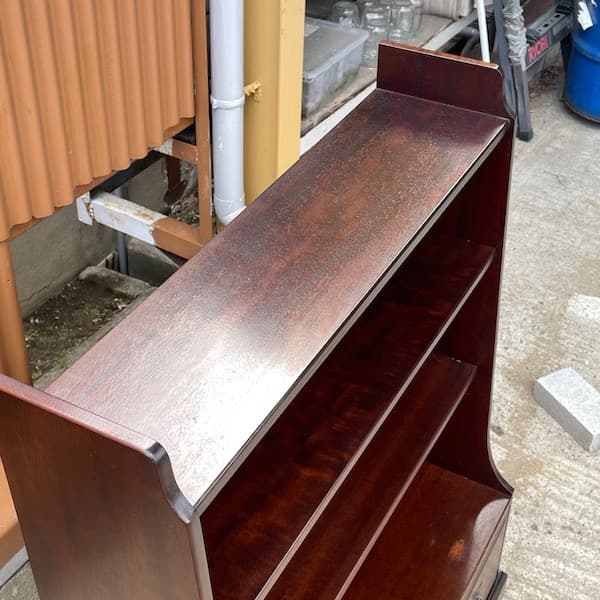 イギリスビンテージ　STAG社　オープンブックシェルフ　本棚　ラック