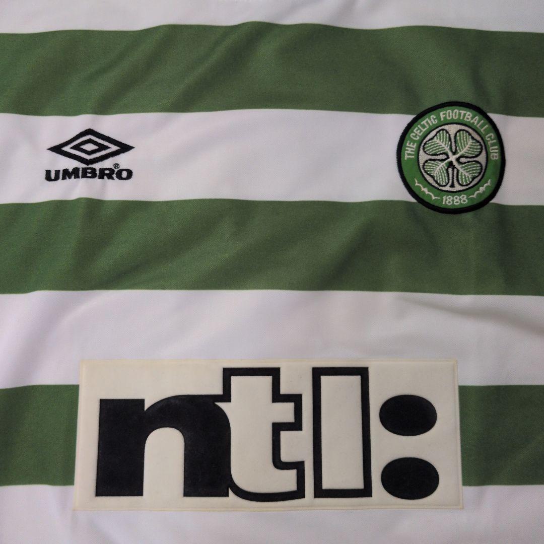 アンブロ製 99-01 セルティックFC ホーム ユニフォーム　サイズL