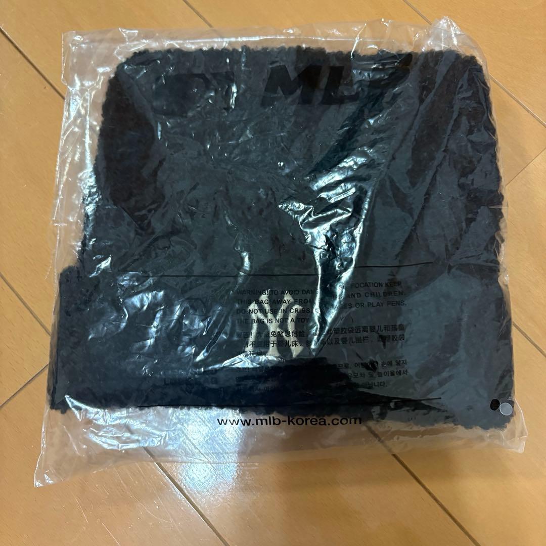 MLB ニット帽 猫耳 ネコ耳 エスパ aespa カリナ着用 ビーニー 黒