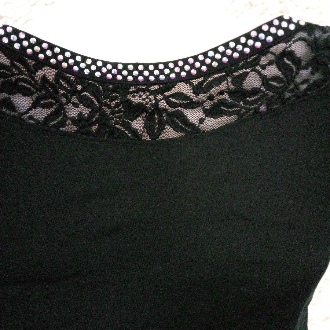 ROGER 新品 黒 レース ストーン M~L