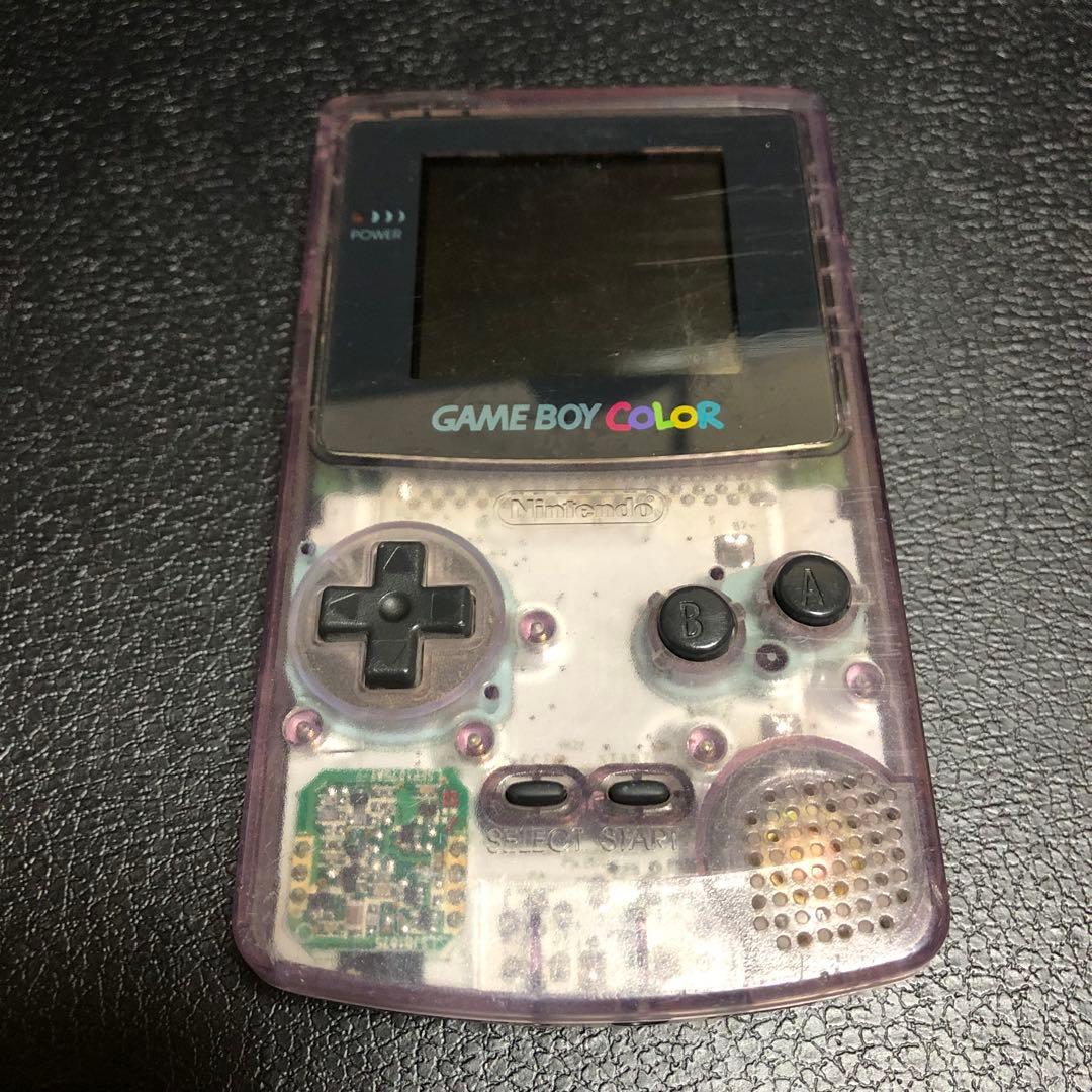 ゲームボーイカラー　本体　クリアパープル　任天堂