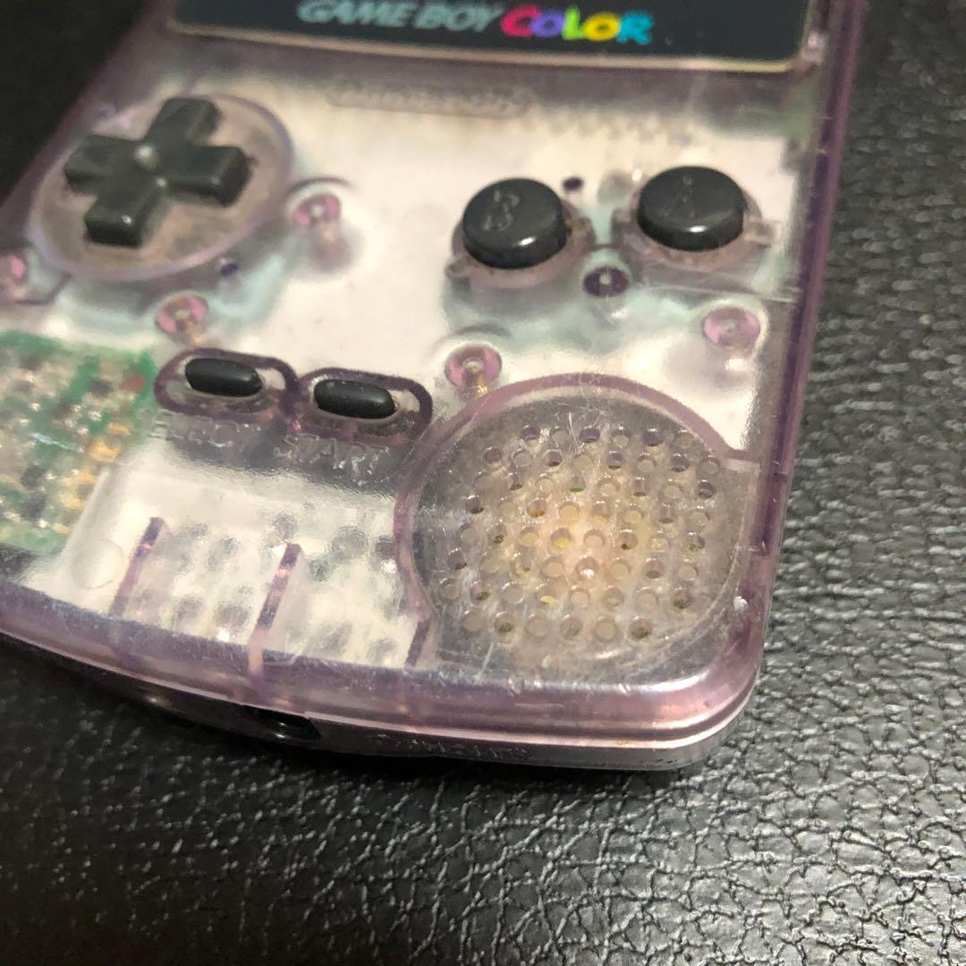 ゲームボーイカラー　本体　クリアパープル　任天堂