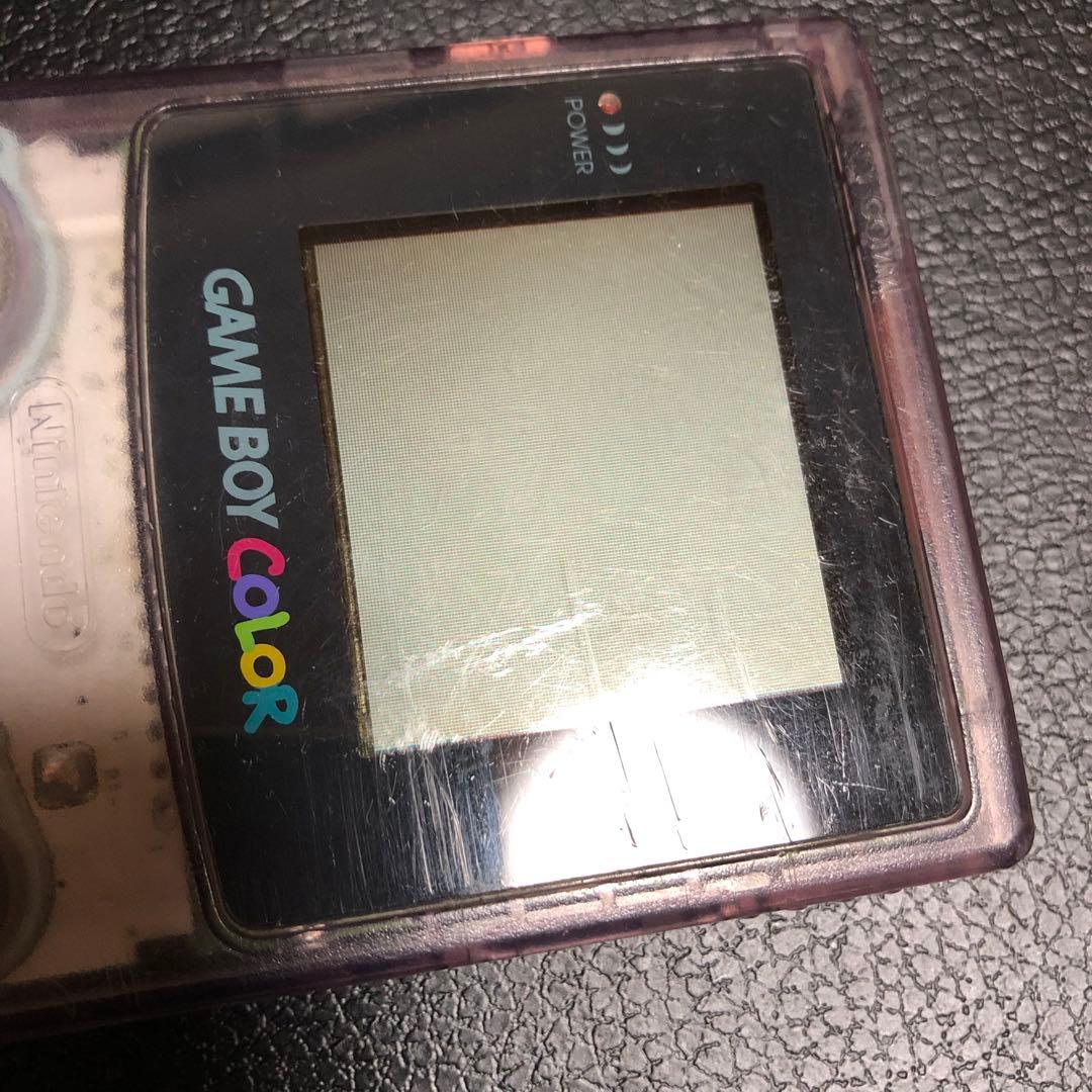 ゲームボーイカラー　本体　クリアパープル　任天堂