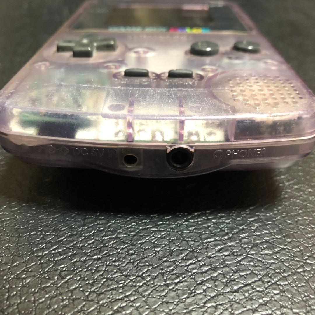 ゲームボーイカラー　本体　クリアパープル　任天堂