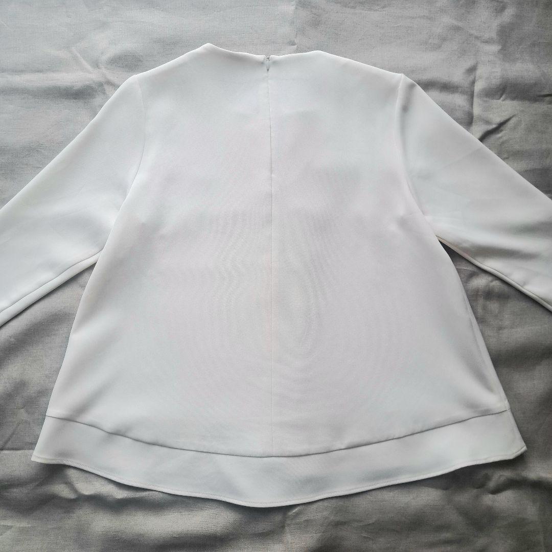 Dolce. メゾンドドルチェ パールフリルブラウス 【Free size】