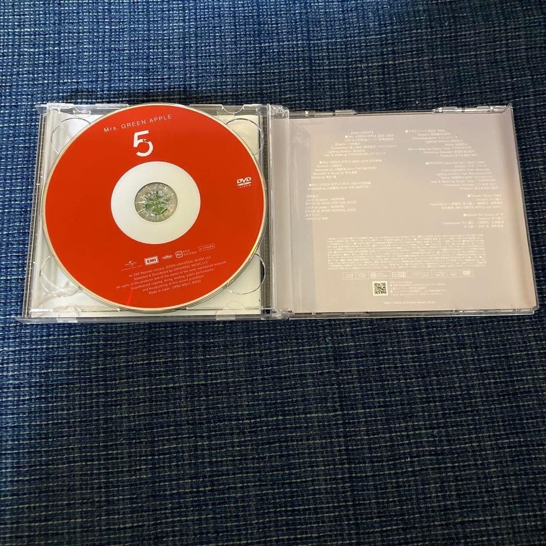 Mrs. GREEN APPLE 「5」初回限定盤DVD付き