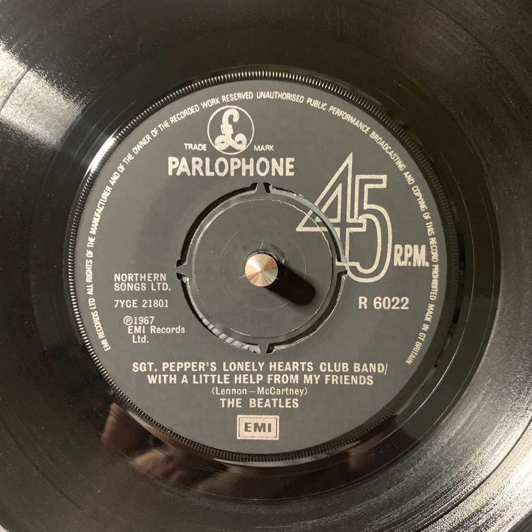 The Beatles / Sgt. Pepper's UK盤7\"シングル