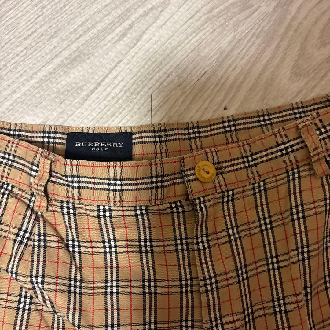 BURBERRY GOLF ウール パンツ スラックス ノバチェック 美品