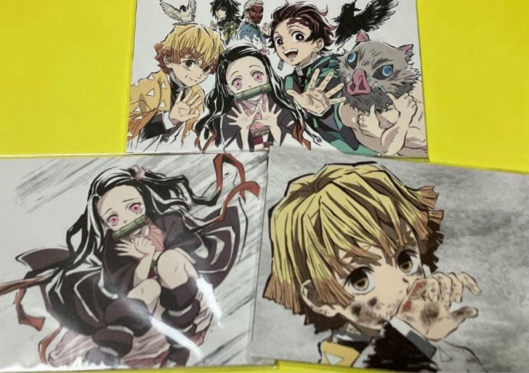 幕間画　アイキャッチ　ポストカード　セット 壱　肆　陸　鬼滅の刃 全集中展