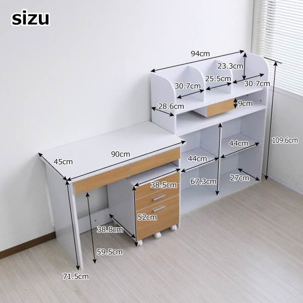 ●送料無料●多用途Studyデスク PK/BL