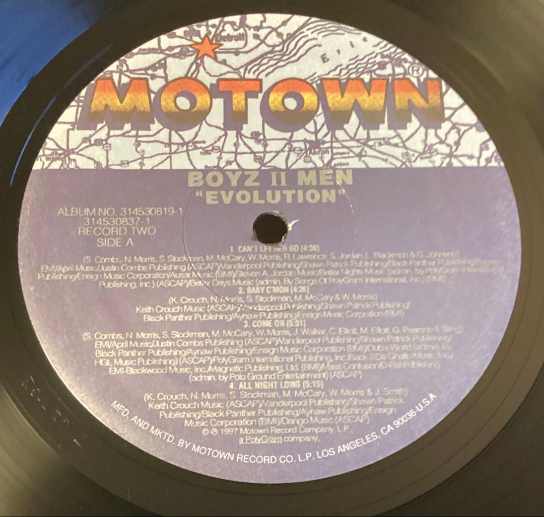 (USED)BOYZ II MEN /EVOLUTION 2LP USオリジナル