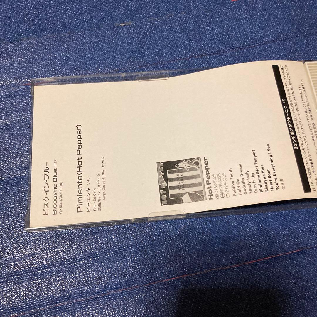 BISCAYNE BLUE」（ビスケインブルー）高中正義　8センチ8cmシングル