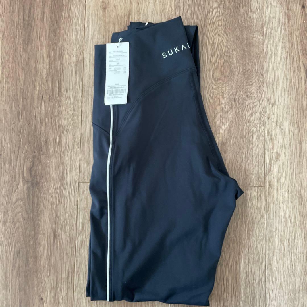 SUKALA ブラック　サイドライン ヨガパンツ　M