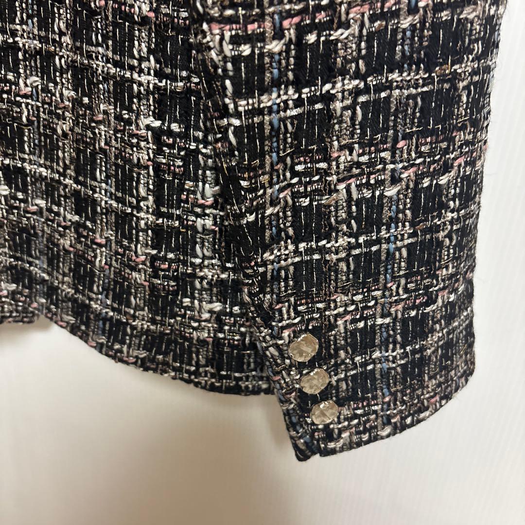 未使用　極美品　otte ツイードジャケット　Lサイズ　おしゃれジャケット