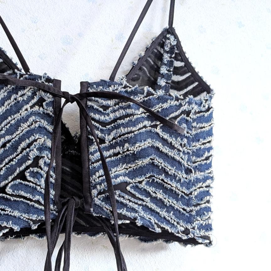 良品 Ameri TAYLOR OPAL DENIM BUSTIER