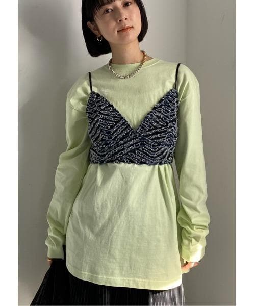 良品 Ameri TAYLOR OPAL DENIM BUSTIER