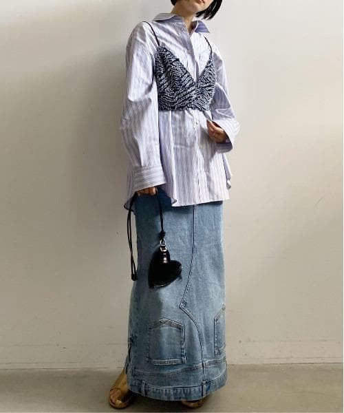 良品 Ameri TAYLOR OPAL DENIM BUSTIER