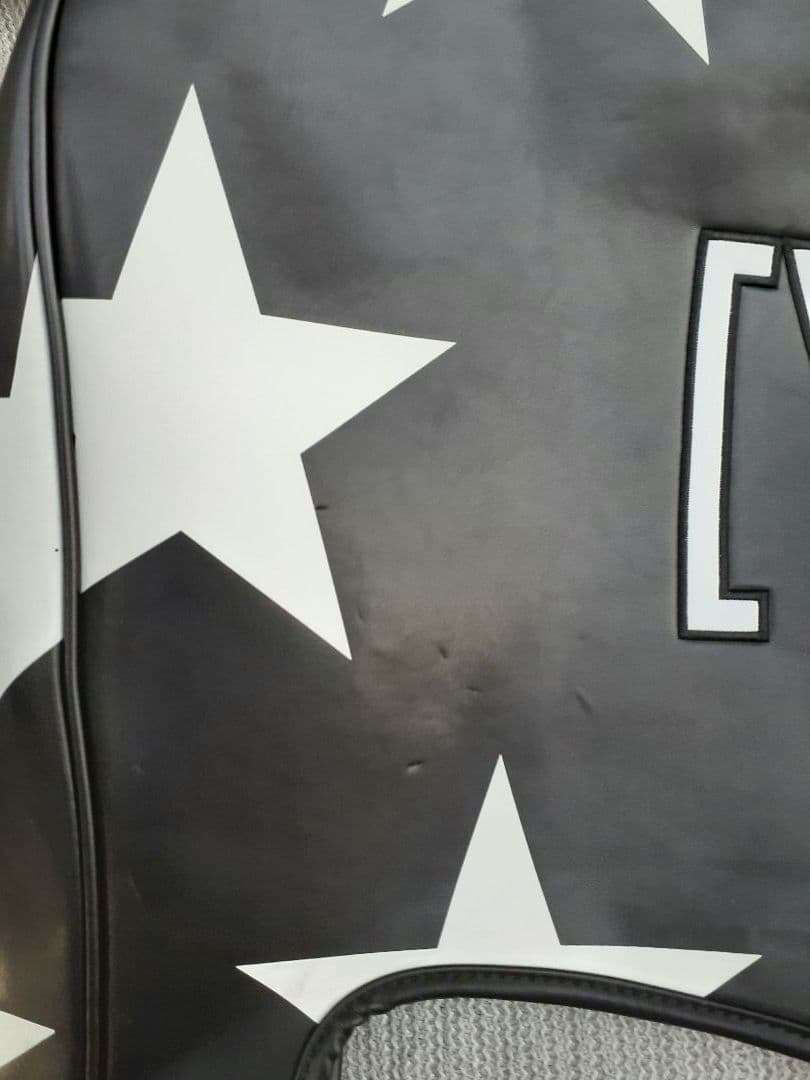 V12 ブィトゥエルブ スタンド式キャディバッグ 星 スター柄ブラック 9型