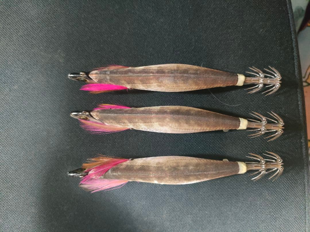 （極美品/美品）エギ王tr3.5号 30g 金アジ ラトル入り 3本セット