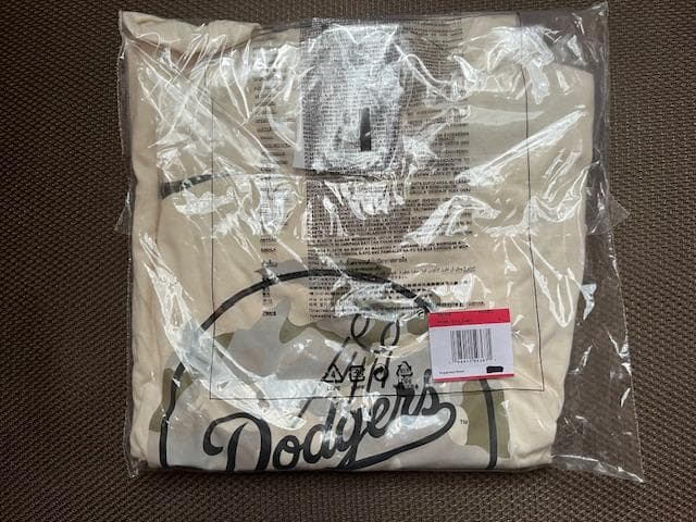 ナイキ大谷翔平ドジャース＆USアーミーMLBコラボ限定TEEクリームL日本未発売