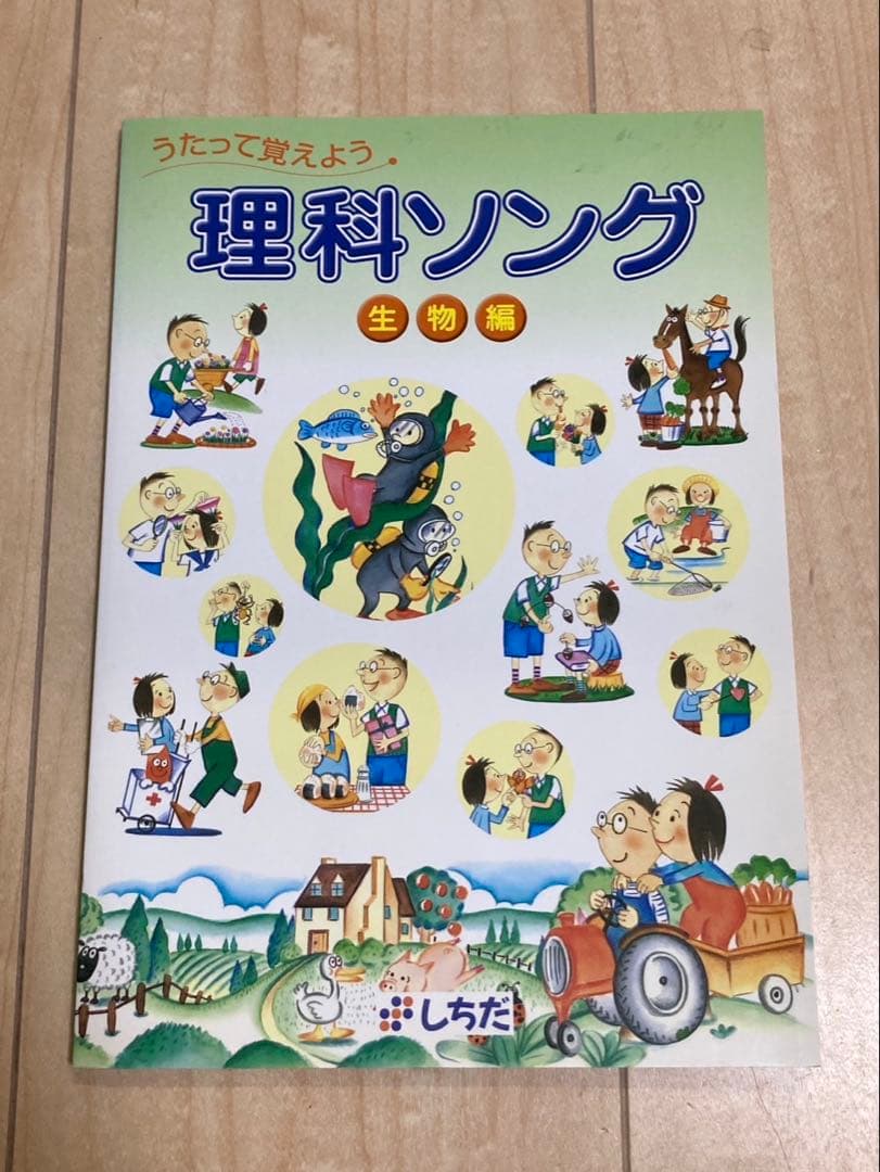 七田式　しちだ・教育研究所　理科ソング　3冊セット