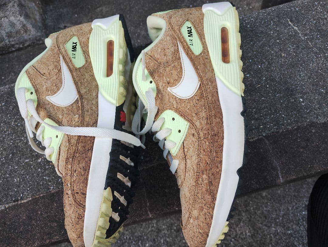 Nike Air Max コルクシューズ ベージュ/ミント