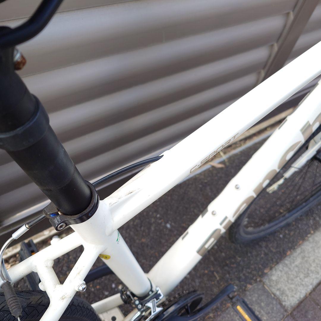 【手渡し　東京都】ビアンキ　C-SPORT クロスバイク　ホワイト　43サイズ